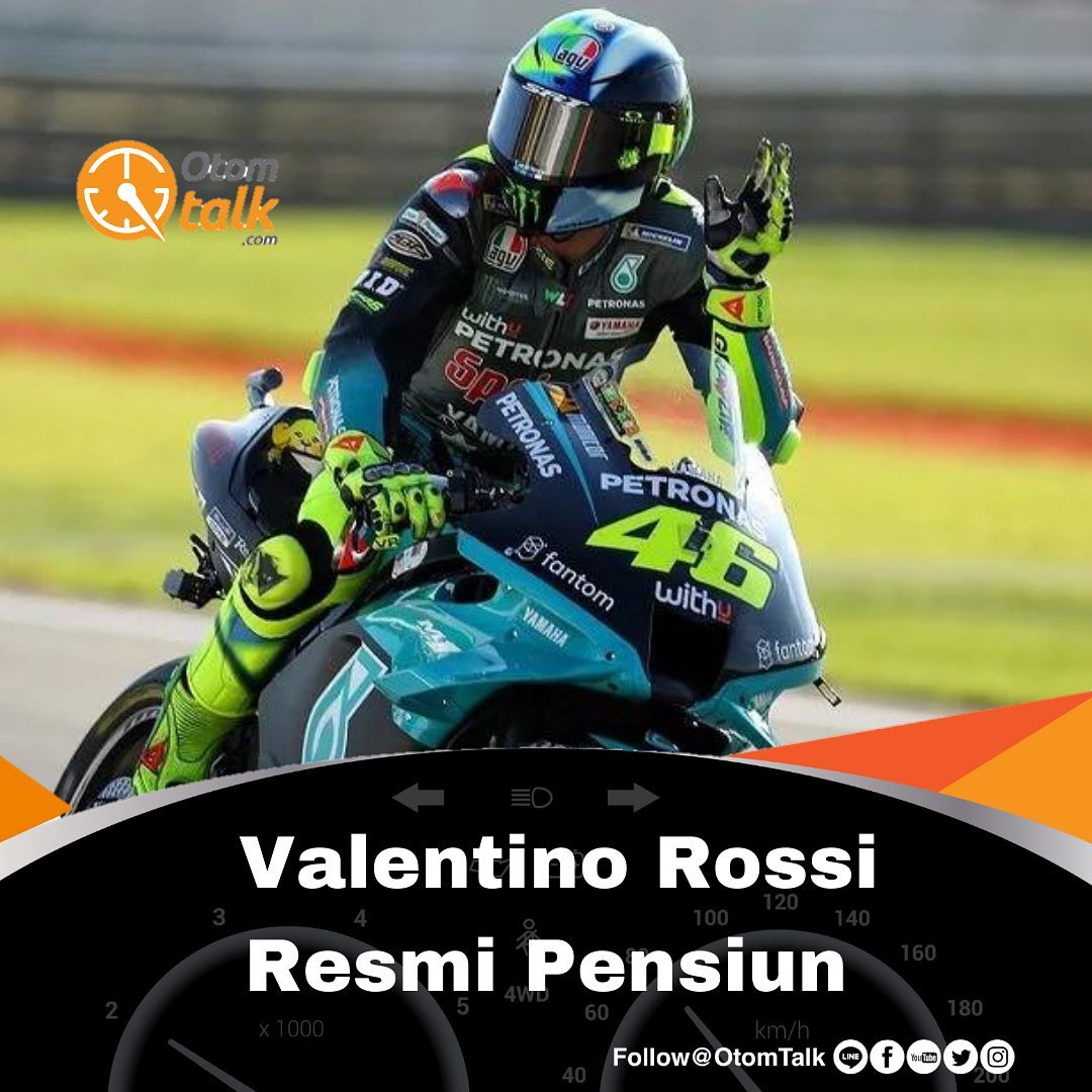Berakhirnya MotoGP Valencia yang berlangsung di Sirkuit Ricardo Tormo, Minggu (14/11/2021), sekaligus menjadi penanda berakhirnya karir legenda hidup MotoGP Valentino Rossi di MotoGP.

Seperti diketahui, Valentino Rossi resmi memutuskan untuk gantung helm. Di musim 2021 ini akan menjadi musim-26 sekaligus musim terakhir baginya selama balapan di Grand Prix.

Hampir genap 26 musim dilalui, sudah banyak kemenangan yang ditorehkan oleh legenda hidup MotoGP, Valentino Rossi. Beragam catatan podium sudah didapatnya sejak mengikuti kelas 125 cc, 250 cc, 500 cc dan MotoGP.

Mulai kelas 125 cc (1996-1197) dari 30 start, Rossi sudah meraih 15 podium dengan 12 kemenangan. Pole position diraih sebanyak lima kali dan satu kali juara dunia pada 1997.

Masuk ke kelas 250cc (1998-1999), dari total 30 start, sudah 21 podium dikoleksinya dengan 14 kemenangan. Pole position juga diraih sebanyak lima kali dan satu gelar juara dunia pada 1999.

Di kelas 500 cc (2000-2001), yang menjadi kelas utama sebelum berganti menjadi MotoGP, Rossi berhasil raih 23 podium dari 32 start dengan empat kali pole position. Total kemenangan saat itu mencapai 13 kemenagan dan satu kali juara dunia pada 2001.

Berubah menjadi kelas MotoGP (2002-2021), sejauh ini sudah 341 start yang dilakoni dengan 51 kali pole position. Dari 176 podium yang dinaikinya, ada 76 kemenangan di antaranya Rossi berhasil enam kali juara dunia MotoGP.

Pertama kali, pebalap asal Italia itu merasakan juara dunia pada 1997 di kelas 125 cc. Saat itu Rossi melakukan selebrasi dengan membawa angka satu yang besar di punggungnya sambil menuju parc ferme.

Rossi saat itu sangat mendominasi, dari 15 seri berhasil mengoleksi 13 podium dan 11 kemenangan, serta emapt kali pole position.

Terakhir kali Rossi menjadi juara dunia pada MotoGP 2009. Dari 17 seri, Rossi naik podium sebanyak 13 kali dengan enam kemenagan di antaranya Pole position yang diraihnya tujuh kali.

Sayangnya di musim 2021 Rossi tak berhasil menambah koleksi pole position, podium dan jumlah kemenangan.