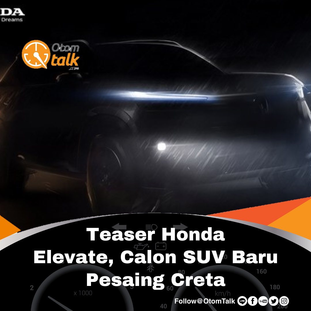Teaser Honda Elevate, Calon SUV Baru Pesaing Creta

Honda di India kembali memamerkan teaser SUV terbarunya. SUV baru itu akan menggunakan nama Elevate.

Nama Elevate untuk sebuah SUV Honda ini seakan mendobrak kebiasaan pabrikan asal Jepang itu. Sebab, jika dilihat dari fakta bahwa sebagian besar SUV bermerek Honda mengadopsi format tiga huruf (WR-V, HR-V, ZR-V, dan CR-V).

Saat ini, Honda belum merilis detail resminya. Honda hanya menampilkan badge nama Elevate yang ada di bagian belakang mobil.

Sebelumnya, Honda juga telah menampilkan siluet SUV baru yang diduga calon Honda Elevate. Dari siluetnya, tampaknya SUV ini memiliki moncong yang tegak dengan grille dan lampu depan lebar. Lampu daytime running light (DRL) LED diposisikan di atas lampu utama.

Dari bentuknya, SUV ini mirip dengan bentuk coupe yang memiliki atap meruncing. Lengkungan roda besar juga memberikan tampilan yang kokoh.

Ada beberapa isyarat desain yang menegaskan bahwa SUV ini berbeda dengan Honda HR-V. Bemper depan memiliki tampilan unik, ada skid plate, dan lampu kabut bundar. Pembeda selanjutnya adalah lengkungan roda yang lebih bersudut daripada Honda HR-V yang terlihat melingkar.

SUV ini kabarnya punya panjang antara 4,2 meter hingga 4,3 meter. Honda Elevate akan lebih panjang dari WR-V yang telah meluncur di Indonesia dan sedikit lebih pendek dari HR-V.

Kabarnya, SUV baru tersebut akan mengadopsi dapur mekanis yang sama dengan Honda City. Ini berarti dapat ditenagai oleh mesin bensin i-VTEC 1.5 liter yang menghasilkan tenaga 119 hp dan torsi 145 Nm. Tenaga akan disalurkan ke gardan depan melalui transmisi manual enam percepatan atau transmisi CVT. Di masa depan, Honda dapat menambahkan varian hybrid self-charging agar lebih bersaing dengan elektrifikasi dari merek saingan.

Honda Elevate bakal bersaing dengan Hyundai Creta, Kia Seltos, VW Taigun, Suzuki Grand Vitara, hingga Toyota Hyryder. Media lokal di India melaporkan bahwa debut resmi SUV urban ini dijadwalkan pada 6 Juni, dengan pengiriman pertama diperkirakan pada Agustus.